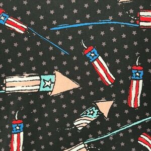 NWT fireworks rockets LuLaRoe Scarlett dress 12